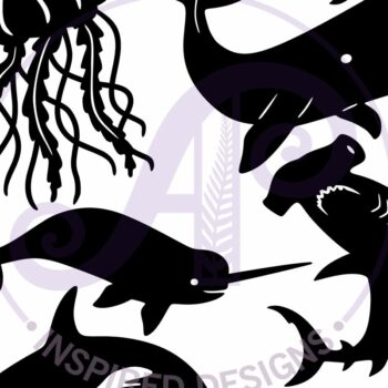 Intra απο ξύλο plywood 3mm-4mm πάχος – Sealife Cut out Design Set 1, Δίασταση  40x30 cm INTRAFABR-111771210 - Image 3