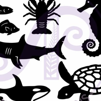 Intra απο ξύλο plywood 3mm-4mm πάχος – Sealife Cut out Design Set 3, Δίασταση  40x30 cm INTRAFABR-111771238 - Image 3