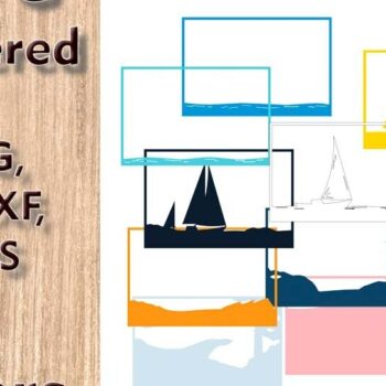 Intra απο ξύλο plywood 3mm-4mm πάχος – Αρχεία λέιζερ πολλαπλών επιπέδων Seascape 3D Δίασταση  20x20 cm INTRAFABR-109489552 - Image 3