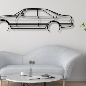 Intra απο ξύλο plywood 3mm-4mm πάχος – SEC 500 Car Silhouette Dxf Δίασταση  20x20 cm INTRAFABR-115683694 - Image 2