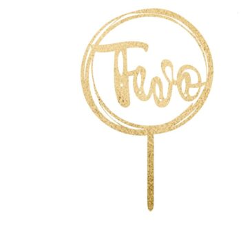 Intra απο ξύλο plywood 3mm-4mm πάχος – Αρχείο κοπής για δεύτερη τούρτα γενεθλίων Δίασταση  20x20 cm INTRAFABR-9778110 - Image 1