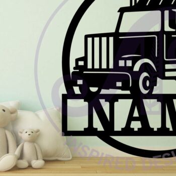 Intra απο ξύλο plywood 3mm-4mm πάχος – Σημάδι ονόματος ημιφορτηγού Laser Δίασταση  20x20 cm INTRAFABR-100978268 - Image 2