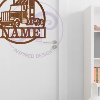 Intra απο ξύλο plywood 3mm-4mm πάχος – Σημάδι ονόματος ημιφορτηγού Laser Δίασταση  20x20 cm INTRAFABR-100978268 - Image 3