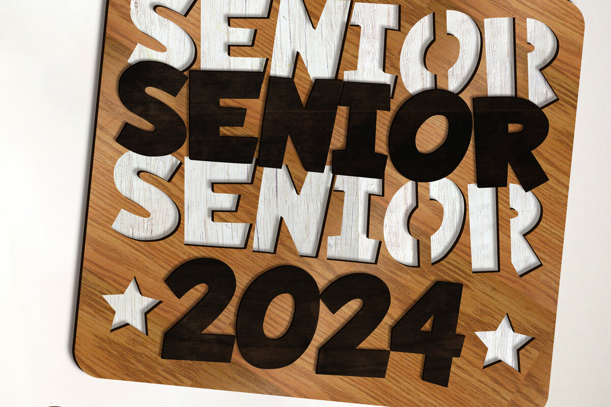 Intra απο ξύλο plywood 3mm-4mm πάχος – Πρότυπο τετράγωνης κοπής λέιζερ Senior 2024 Δίασταση  20x20 cm INTRAFABR-93726353