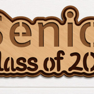 Intra απο ξύλο plywood 3mm-4mm πάχος – Αρχεία κοπής Laser 2024 Senior Class Δίασταση  20x20 cm INTRAFABR-95279132