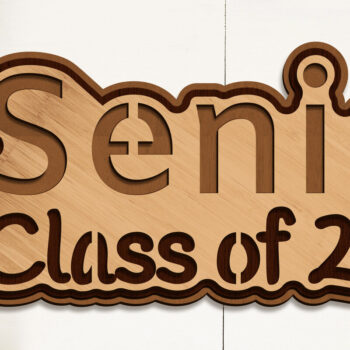 Intra απο ξύλο plywood 3mm-4mm πάχος – Αρχεία κοπής Laser 2024 Senior Class Δίασταση 20x20 cm INTRAFABR-95279132 - Image 2