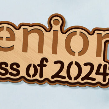 Intra απο ξύλο plywood 3mm-4mm πάχος – Αρχεία κοπής Laser 2024 Senior Class Δίασταση 20x20 cm INTRAFABR-95279132 - Image 3