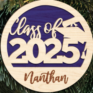 Intra απο ξύλο plywood 3mm-4mm πάχος – Senior Class of 2025 Ornament Δίασταση  20x20 cm INTRAFABR-123189541