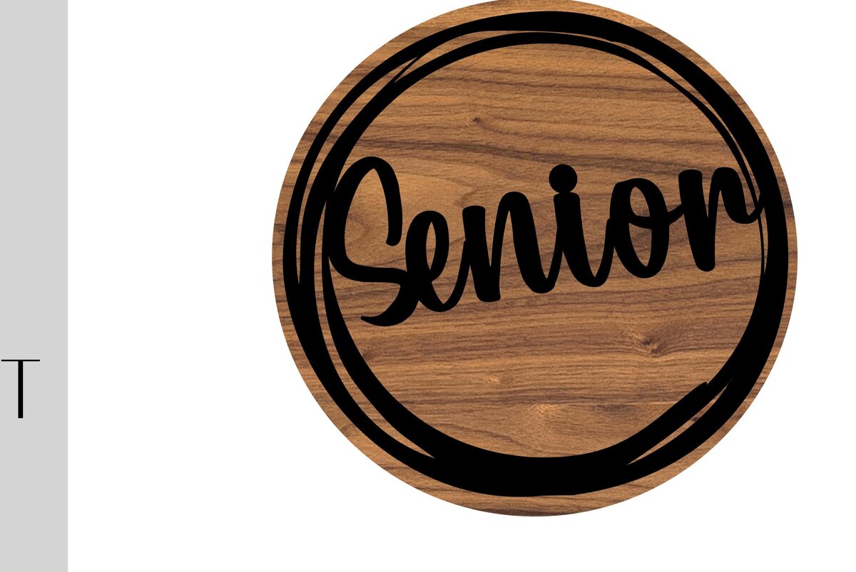 Intra απο ξύλο plywood 3mm-4mm πάχος – Senior Round Photo Prop Δίασταση  20x20 cm INTRAFABR-9779776