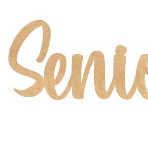 Intra απο ξύλο plywood 3mm-4mm πάχος – Senior Word Photo Prop Δίασταση  20x20 cm INTRAFABR-9779860