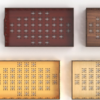 Intra απο ξύλο plywood 3mm-4mm πάχος – Δίσκος σερβιρίσματος Αρχείο Αποκοπής Laser,, Laser Δίασταση  20x20 cm INTRAFABR-81918025 - Image 6