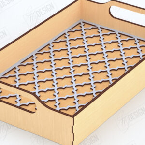 Intra απο ξύλο plywood 3mm-4mm πάχος – Δίσκος σερβιρίσματος | Δίσκος ορεκτικών για σνακ |CNC Δίασταση  20x20 cm INTRAFABR-119310550