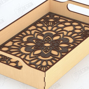 Intra απο ξύλο plywood 3mm-4mm πάχος – Δίσκος σερβιρίσματος | Δίσκος ορεκτικών για σνακ |CNC Δίασταση  20x20 cm INTRAFABR-119600992