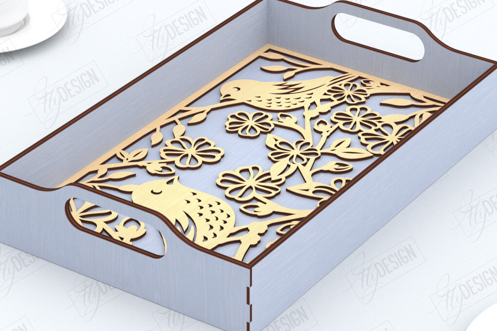 Intra απο ξύλο plywood 3mm-4mm πάχος – Δίσκος σερβιρίσματος | Δίσκος ορεκτικών για σνακ |CNC Δίασταση  20x20 cm INTRAFABR-119600998