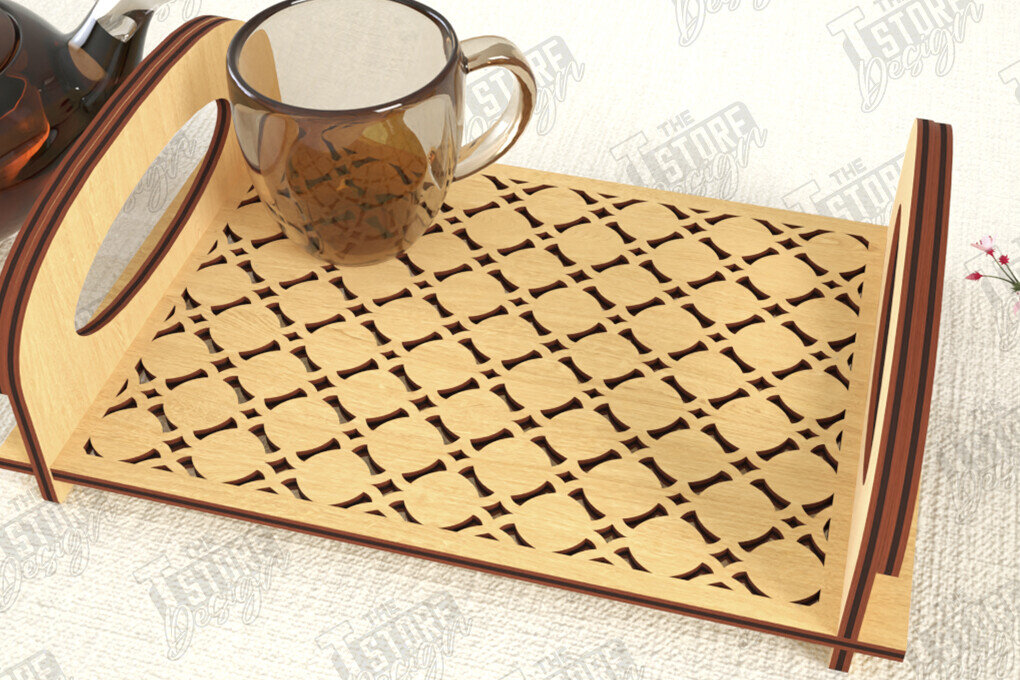 Intra απο ξύλο plywood 3mm-4mm πάχος – Δίσκος σερβιρίσματος | Δίσκος ορεκτικών για σνακ |CNC Δίασταση  20x20 cm INTRAFABR-119306881