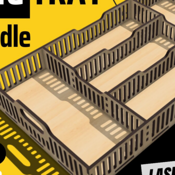 Intra απο ξύλο plywood 3mm-4mm πάχος – Δίσκος σερβιρίσματος με χερούλι | Δίασταση  20x20 cm INTRAFABR-83386859 - Image 2