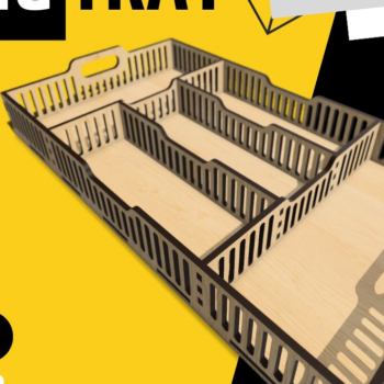 Intra απο ξύλο plywood 3mm-4mm πάχος – Δίσκος σερβιρίσματος με χερούλι | Δίασταση  20x20 cm INTRAFABR-83386859 - Image 3