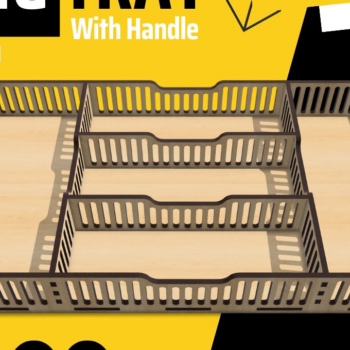 Intra απο ξύλο plywood 3mm-4mm πάχος – Δίσκος σερβιρίσματος με χερούλι | Δίασταση  20x20 cm INTRAFABR-83386859 - Image 4