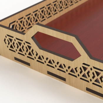 Intra απο ξύλο plywood 3mm-4mm πάχος – Δίσκοι σερβιρίσματος με λαβή, Δίασταση  20x20 cm INTRAFABR-81946448 - Image 6