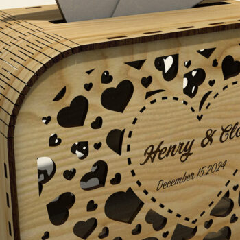 Intra απο ξύλο plywood 3mm-4mm πάχος – Σετ 3 χαρτοκιβωτίων με προσαρμοσμένα ονόματα Δίασταση  20x20 cm INTRAFABR-117727216 - Image 5