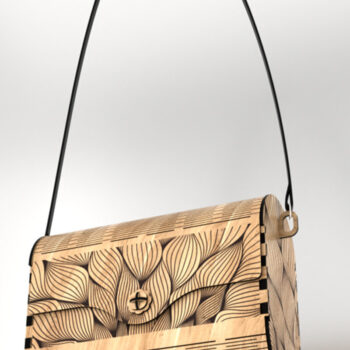 Intra απο ξύλο plywood 3mm-4mm πάχος – Σετ 3 Ξύλινη Τσάντα κομμένη με Laser Δίασταση 20x20 cm INTRAFABR-122623968 - Image 6