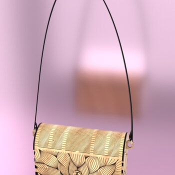 Intra απο ξύλο plywood 3mm-4mm πάχος – Σετ 3 Ξύλινη Τσάντα κομμένη με Laser Δίασταση 20x20 cm INTRAFABR-122623968 - Image 7