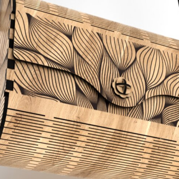 Intra απο ξύλο plywood 3mm-4mm πάχος – Σετ 3 Ξύλινη Τσάντα κομμένη με Laser Δίασταση 20x20 cm INTRAFABR-122623968 - Image 12