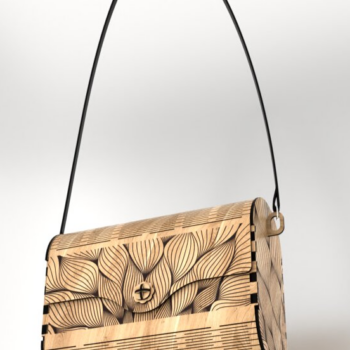 Intra απο ξύλο plywood 3mm-4mm πάχος – Σετ 3 Ξύλινη Τσάντα κομμένη με Laser Δίασταση 20x20 cm INTRAFABR-122623968 - Image 13