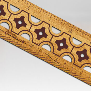 Intra απο ξύλο plywood 3mm-4mm πάχος – ΣΕΤ 3 Ξύλινοι Χάρακες Δίασταση  20x20 cm INTRAFABR-123435366 - Image 2