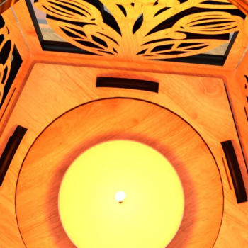 Intra απο ξύλο plywood 3mm-4mm πάχος – Σετ 5 πασχαλινά φαναράκια με περίπλοκα Δίασταση 20x20 cm INTRAFABR-117638911 - Image 6