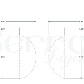 Intra απο ξύλο plywood 3mm-4mm πάχος – Σετ 6 κομμένων αρχείων προσκλήσεων με διπλή πύλη Δίασταση  20x20 cm INTRAFABR-4043165 - Image 3