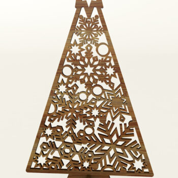 Intra απο ξύλο plywood 3mm-4mm πάχος – Σετ 7 Ξύλινα Χριστουγεννιάτικα Διακοσμητικά Δίασταση  20x20 cm INTRAFABR-110538721 - Image 8