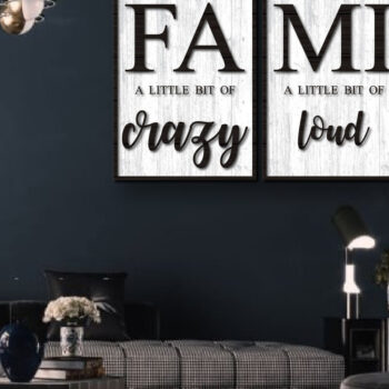 Intra απο ξύλο plywood 3mm-4mm πάχος – Σετ 8 τεμαχίων 3D Family Sign Big Bundle Δίασταση  40x30 cm INTRAFABR-26488602 - Image 3