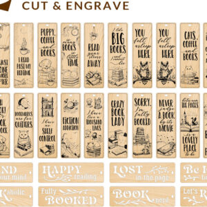 Intra απο ξύλο plywood 3mm-4mm πάχος – Σετ σελιδοδεικτών Laser Ready Δίασταση  20x20 cm INTRAFABR-96024734