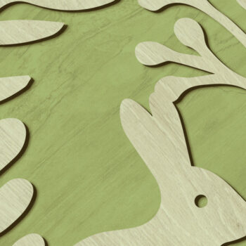 Intra απο ξύλο plywood 3mm-4mm πάχος – Σετ Πασχαλινές Διακοσμητικές Ετικέτες Δίασταση  20x20 cm INTRAFABR-115597257 - Image 4