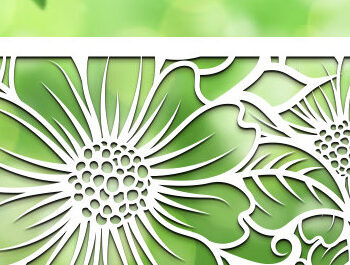 Intra απο ξύλο plywood 3mm-4mm πάχος – Σετ Floral Panel Δίασταση  45x45 cm INTRAFABR-99484573 - Image 2