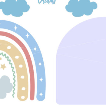 Intra απο ξύλο plywood 3mm-4mm πάχος – Σύνολο αρχείων περικοπής πολλαπλών επιπέδων Rainbows Δίασταση 20x20 cm INTRAFABR-18324631 - Image 6