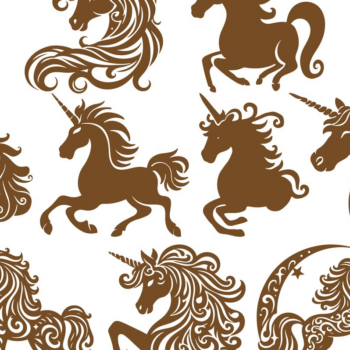 Intra απο ξύλο plywood 3mm-4mm πάχος – Σετ Unicorn Silhouette Δίασταση 20x20 cm INTRAFABR-101513368 - Image 1