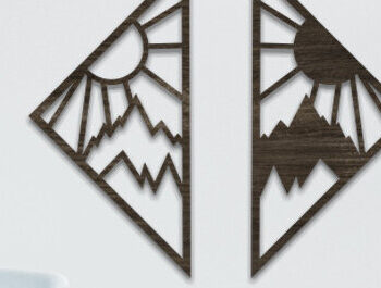 Intra απο ξύλο plywood 3mm-4mm πάχος – Σετ Πακέτο Wall Art Δίασταση  40x30 cm INTRAFABR-69957863 - Image 8