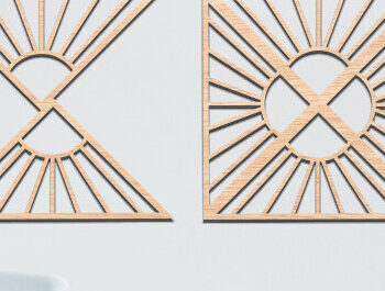 Intra απο ξύλο plywood 3mm-4mm πάχος – Σετ Πακέτο Wall Art Δίασταση  40x30 cm INTRAFABR-69957863 - Image 9