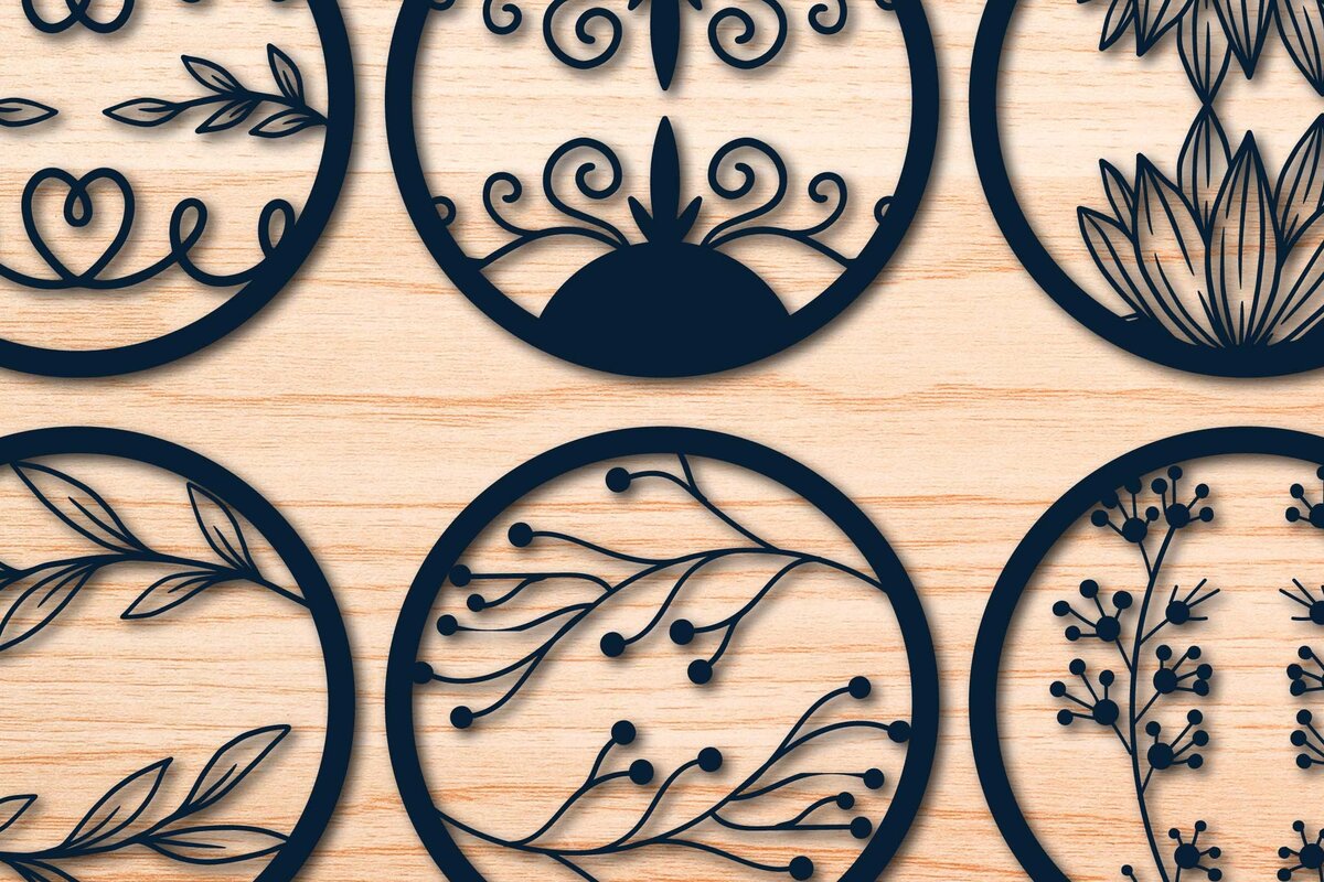 Intra απο ξύλο plywood 3mm-4mm πάχος – Ορισμός στρογγυλού προτύπου για κοπή Δίασταση  20x20 cm INTRAFABR-62104887