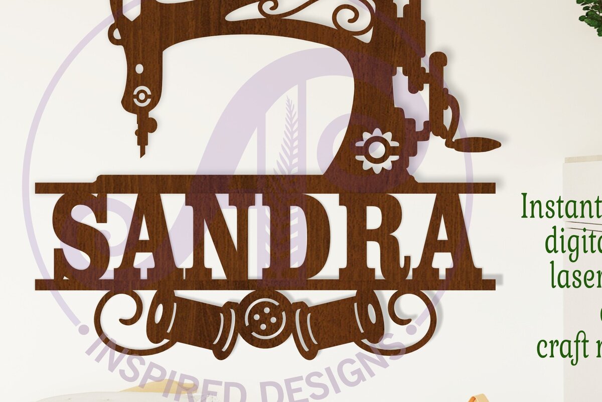 Intra απο ξύλο plywood 3mm-4mm πάχος – Πινακίδα ονόματος ραπτομηχανής Δίασταση  20x20 cm INTRAFABR-111560733