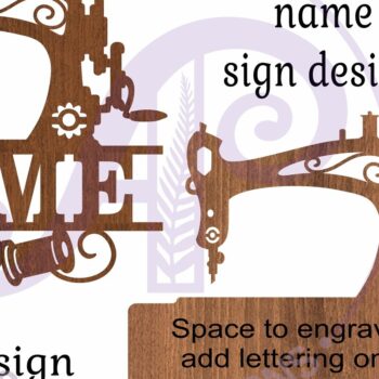 Intra απο ξύλο plywood 3mm-4mm πάχος – Πινακίδα ονόματος ραπτομηχανής Δίασταση  20x20 cm INTRAFABR-111560733 - Image 5