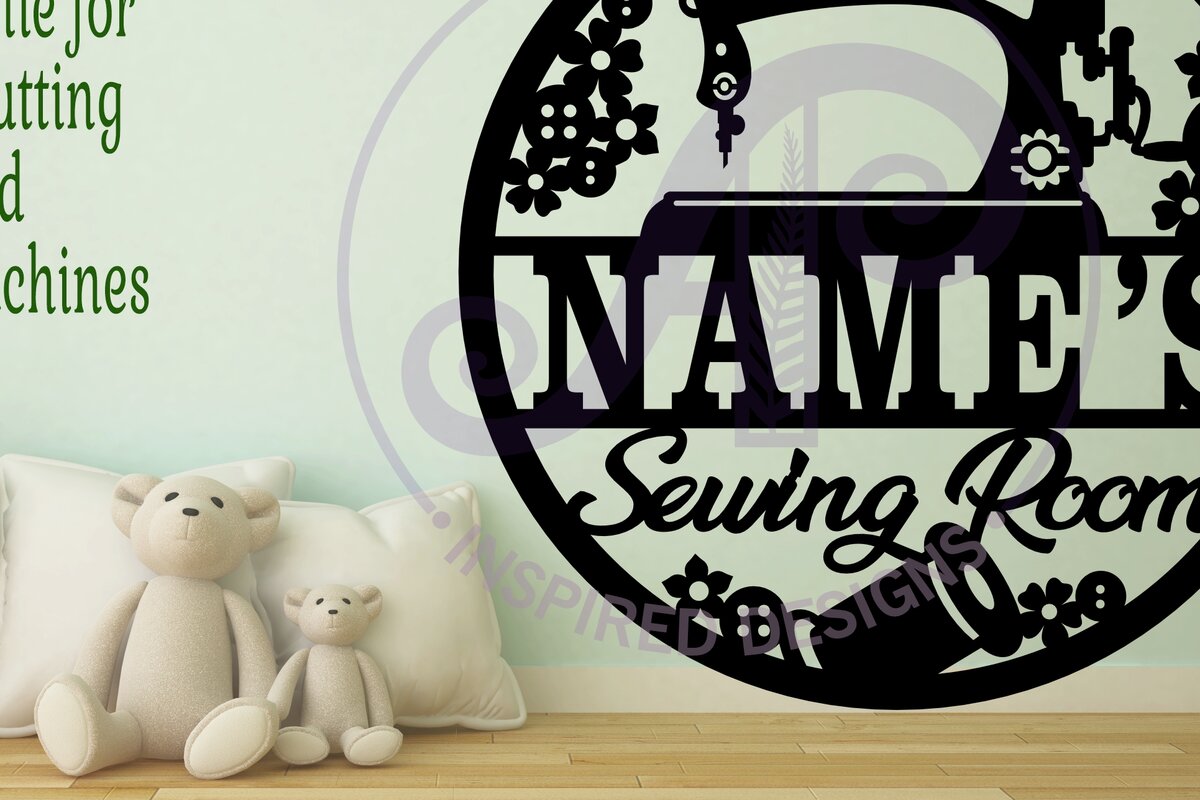 Intra απο ξύλο plywood 3mm-4mm πάχος – Πινακίδα ονόματος δωματίου ραπτικής Temp Δίασταση  20x20 cm INTRAFABR-71119159