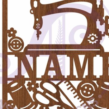 Intra απο ξύλο plywood 3mm-4mm πάχος – Ράψιμο τετράγωνο όνομα Laser Δίασταση  20x20 cm INTRAFABR-108073549 - Image 4