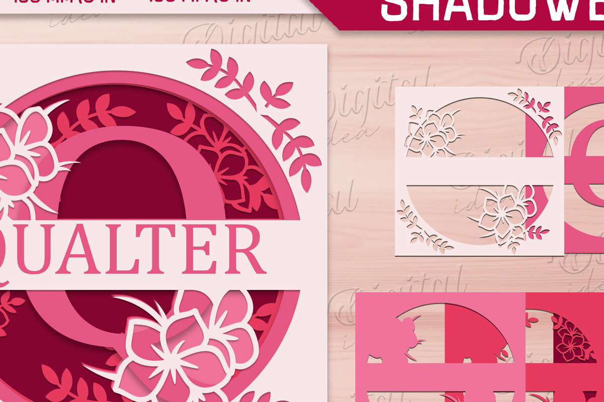 Intra απο ξύλο plywood 3mm-4mm πάχος – Shadow Box Alphabet. Μονόγραμμα Light Box Δίασταση  20x20 cm INTRAFABR-84109443