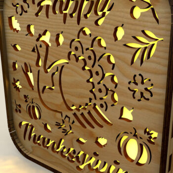 Intra απο ξύλο plywood 3mm-4mm πάχος – Πακέτο Shadow Box 5in1 Cut Lantern Files Δίασταση  20x20 cm INTRAFABR-105958232 - Image 5