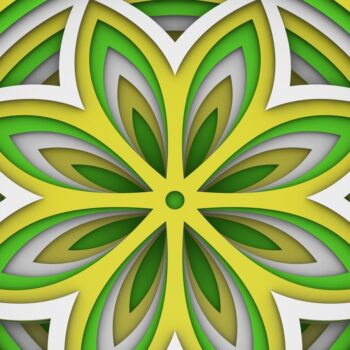 Intra απο ξύλο plywood 3mm-4mm πάχος – Shadow Box Mandala, Χαρτί κομμένο λουλούδι Δίασταση  20x20 cm INTRAFABR-30731663 - Image 5