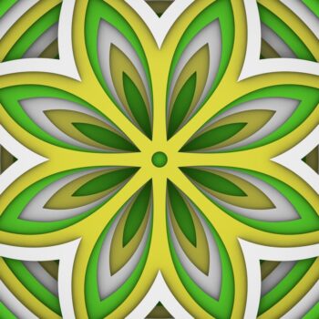 Intra απο ξύλο plywood 3mm-4mm πάχος – Shadow Box Mandala, Χαρτί κομμένο λουλούδι Δίασταση  20x20 cm INTRAFABR-30731663 - Image 8