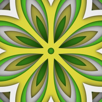 Intra απο ξύλο plywood 3mm-4mm πάχος – Shadow Box Mandala, Χαρτί κομμένο λουλούδι Δίασταση  20x20 cm INTRAFABR-30731663 - Image 9